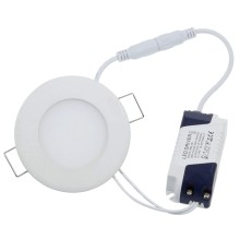 LED-Einbaupanel 3W, rund, Ø8,5cm