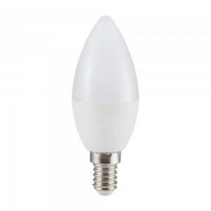 Dimmbare LED Glühlampe milchweiß E14 6W