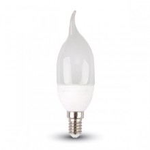 LED-Lampe Flamme milchglas E14 4W