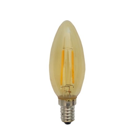 Vintage LED-Kerzenlampe Filament E14 4W