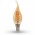 LED-Lampe Flamme milchglas E14 4W
