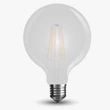 Matt LED-Lampe Filament E27 G125 7W