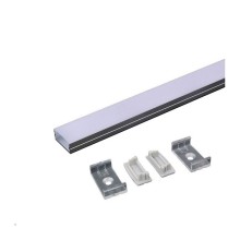 LED Alu Profile für 2 LED-Streifen 2m Set