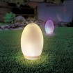 RGB+W LED-Solarleuchte 1W Ei